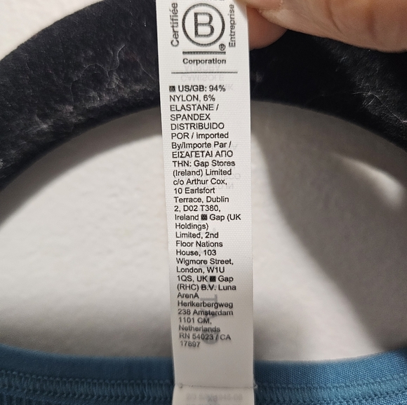 Athleta Women’s Aurora Seamless V-Neck Tank Top Turquoise Ribbed Size‎ X-small - Picture 6 of 6